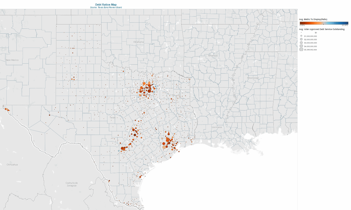 Debt Ratio Map